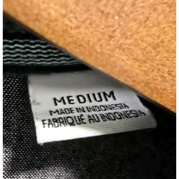 Vissla Shirt Mens Medium Brown Gray Fleece Stripe Button Up Long Sleeve Shacket - Picture 4 of 13